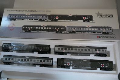 Märklin H0 42563 Lazarettwagenset Silberlinge 4-teilig neuw/OVP