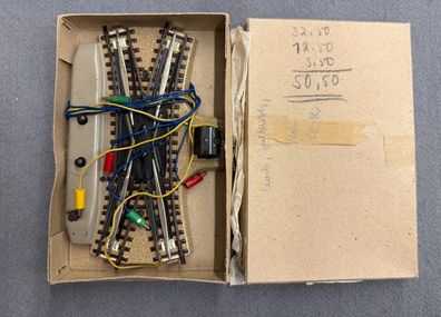 Märklin H0 Mittelleiter Gleis 3000 Doppelkreuzweiche Neuwertig in OVP (A)