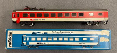 Märklin H0 4125 D-Zug Speisewagen der SBB Top/OVP