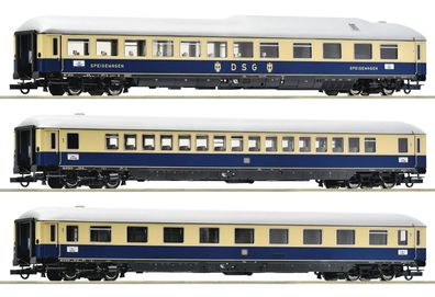 Roco H0 74049 3-tlg. Set 2: F 21 „Rheinpfeil“, DB Neu/OVP