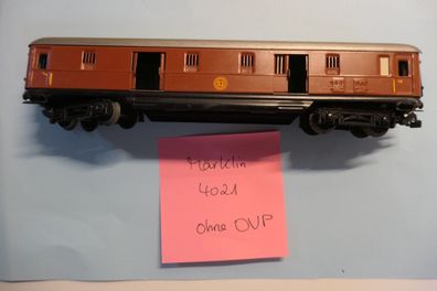 Märklin H0 D-Zug Gepäckwagen Blech der SJ von 1957-1959 gebaut gebr