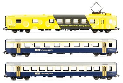 PIKO H0 96787 Personenwagen Set Lötschbergbahn der BLS Neu/OVP