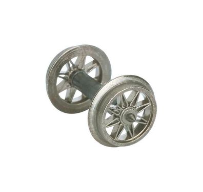 BRAWA H0 Speichenradsatz 2182 2 Stück für AC Wechselstrom Neu/OVP