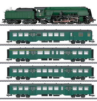 Märklin H0 39480 + 43546 Lok Reihe 1 der SNCB + Wagenset mfx+/DCC Neu/OVP Top!