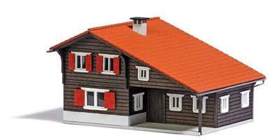 Busch H0 1645 Bahnwärterhaus Echtholz 119 x 94 x 73 mm Neu/OVP
