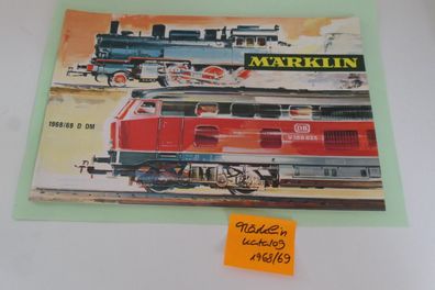 Märklin Katalog 1968/69 iin neuwertigem Zustand / / /gerbestand