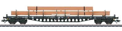 Märklin H0 47153-02 Rungenwagen mit Holzbeladung Neu/OVP