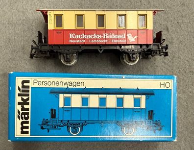 Märklin H0 4107 Personenwagen Kuckucks-Bähnel Top/OVP