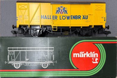 Märklin Spur 1 5863 Bierwagen Löwenbräu der DB Neuwertig/OVP