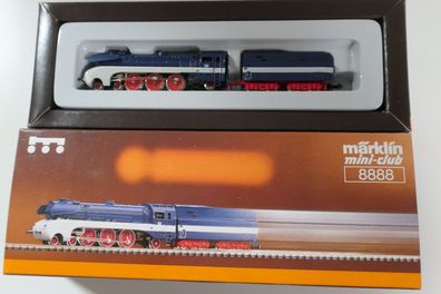 Märklin Miniclub Spur Z 8888 BR 10 Stromlinie der DB blau top/OVP
