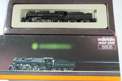 Märklin Miniclub Spur Z 8808 Dampflok Mikado der New York Central top/OVP
