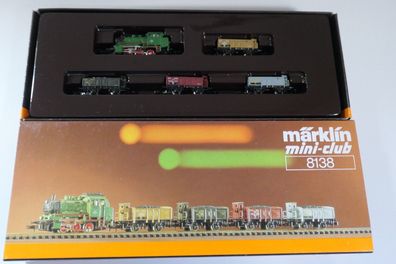 Märklin Miniclub Spur Z 8138 Länderbahn Kohlenzug 5 teilig Top/OVP