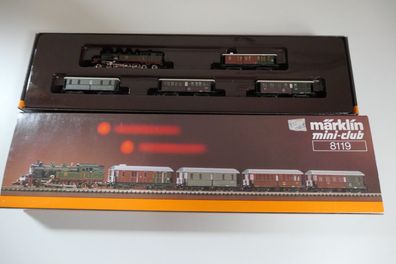Märklin Miniclub Spur Z 8119 Langenschwalbacher Pers-Zug KPE 5 teilig Top/OVP