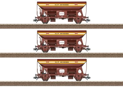 Trix H0 24142 MHI Selbstentladewagen-Set Fc 090 neu/OVP
