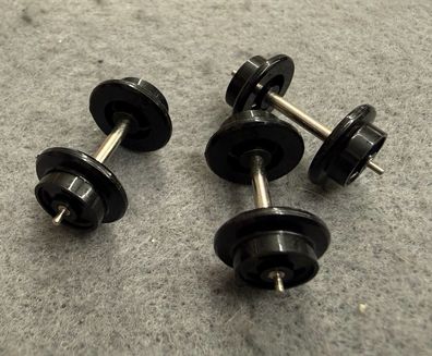 Trix Express H0 3-Leiter Scheibenradsatz 9mm Stummel Neuwertig 3 Stück (I)
