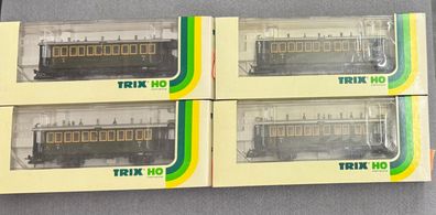 Trix H0 je 2x 23303 & 23304 Personenwagen Konvolut der DRG Top/OVP
