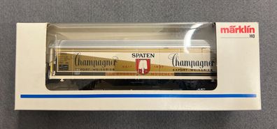 Märklin H0 Sondermodell Schiebewandwagen Champagner Spaten Neuwertig