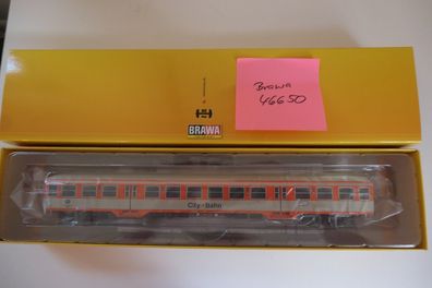 Brawa H0 46650 Nahverkehrswagen der DB orange mit Licht City-Bahn, neuw/OVP