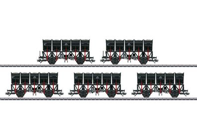 Märklin H0 46356 Muldenkippwagen-Set Ommi 51 der DB Neu/OVP