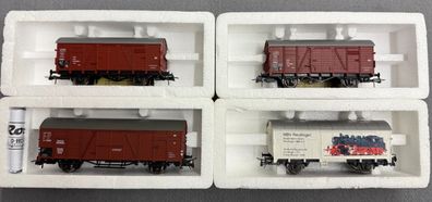 Roco H0 4x Güterwagen der DRG Top/OVP