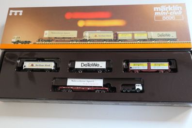 Märklin Z Miniclub Artikel 8696 Güterwagen-Set Berlin 4-teilig Org-Kt/neuw