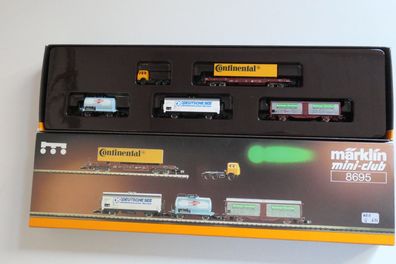 Märklin Z Miniclub Artikel 8695 Güterwagen-Set Nord 4-teilig Org-Kt/neuw