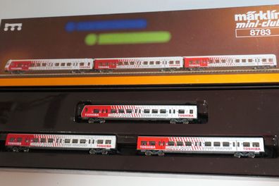 Märklin Z Miniclub 8783 3-teil S-Bahnset Toshiba neuw/OVP