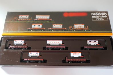 Märklin Z Miniclub 8664 5 Zirkuswagen Barum neuw/OVP