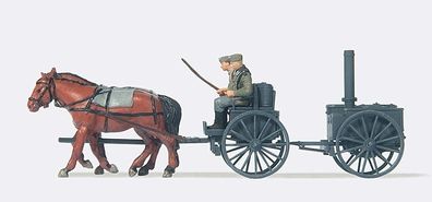 Preiser 1:87 16507 Feldküche bespannt Wehrmacht unbemalt Neu/OVP