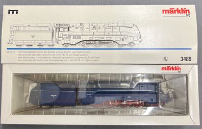 Märklin H0 Art 3489 Dampflokomotive BR 03.10 Stromlinie der DRG Delta OVP/Top