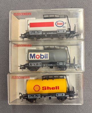 Fleischmann H0 5400, 5401 & 5408 Kesselwagen der DB Top/OVP