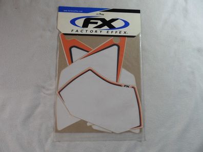 Aufkleber Startnummernhintergrund Dekor Sticker für Ktm Exc 04-06