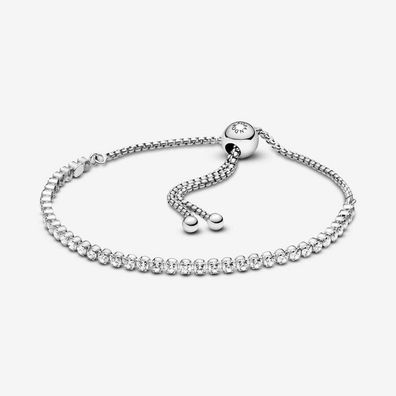 Armband 23 cm - Silber - Tennisband