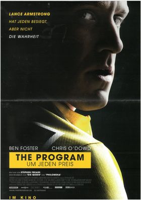 The Program - Um jeden Preis - Original Kinoplakat A3 - Ben Foster - Filmposter*