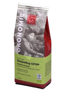 3x Cha Dô Ökonomie Darjeeling Grüntee WFTO 200g