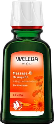 6x Weleda WELEDA Arnika Massage-Öl 50ml