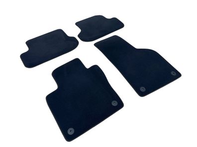 Original VW Fussmatten Velours Beetle schwarz Cabrio Coupé 5C1 Teppich Textil OE