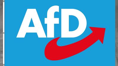 Fahne Flagge AfD - Blau - 150 x 250 cm