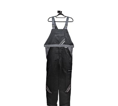 Planam Highline 2712 Arbeitshose Latzhose Herren Gr. 114 Schwarz Schiefer Zink
