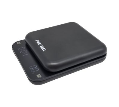 Digitale Küchenwaage 3kg/0.1g Wiederaufladbar mit Timer LED-Anzeige Auto-Aus Funktion