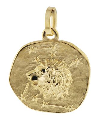 trendor Schmuck Sternzeichen-Anhänger Löwe 333 Gold 16 mm 08725-08