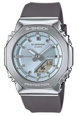 Casio G-Shock Classic Damenuhr Grau/Hellblau GM-S2110-2AER