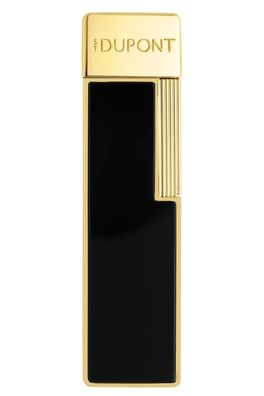 S.T. Dupont Feuerzeug Twiggy Schwarz/Goldfarben 030112