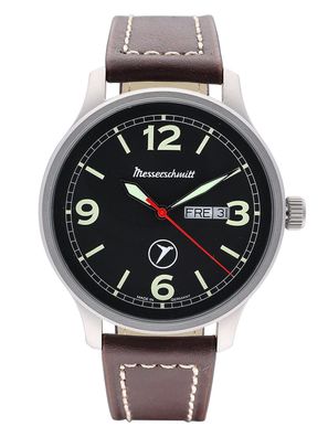 Messerschmitt Herrenuhr für Flieger DayDate Braun/Schwarz ME-6332-DD1