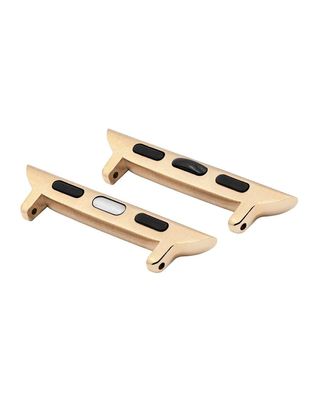 Hirsch Adapter Kompatibel mit Apple Watch Goldfarben 20 mm AD1000-1-40