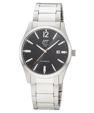 ETT Eco Tech Time Herrenuhr Automatik Motion Drive Stahl/Schwarz EGS-40410-21M