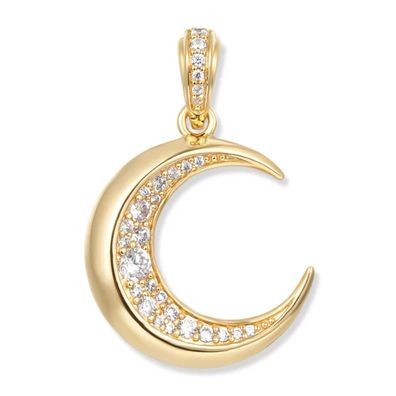 Seinerzeit Schmuck Anhänger Muna Mond Goldfarben SZA-3960-462