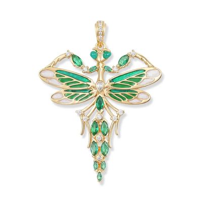 Seinerzeit Schmuck Anhänger Romeo Gottesanbeter Goldfarben SZA-3960-472