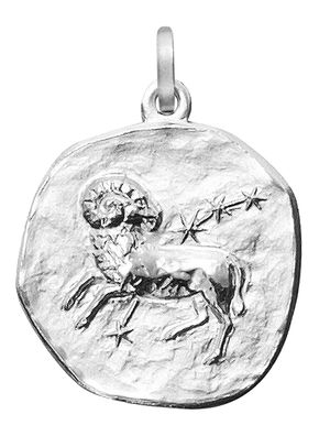 trendor Schmuck Sternzeichen Widder 925 Silber Anhänger Ø 16 mm 21218-04