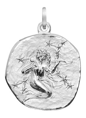 trendor Schmuck Sternzeichen Jungfrau 925 Silber Anhänger Ø 16 mm 21218-09